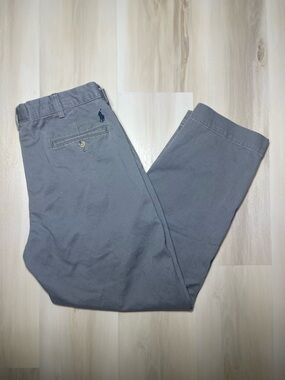 Polo Ralph Lauren Preston Pants Men’s Sz 34x30 Grey Straight Leg Chino Preppy